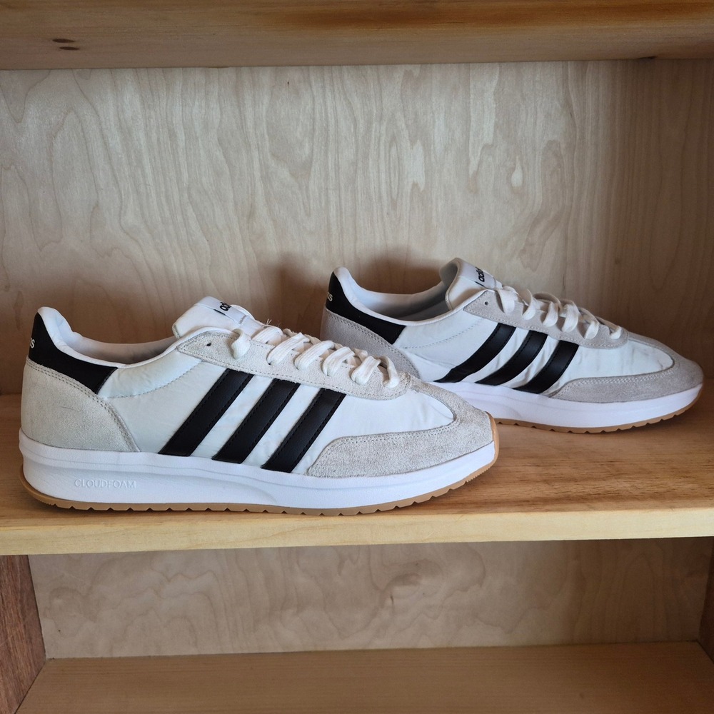 Adidas Run 60s 3.0 Mens Sneakers White Black Cloudfoam Comfort 13